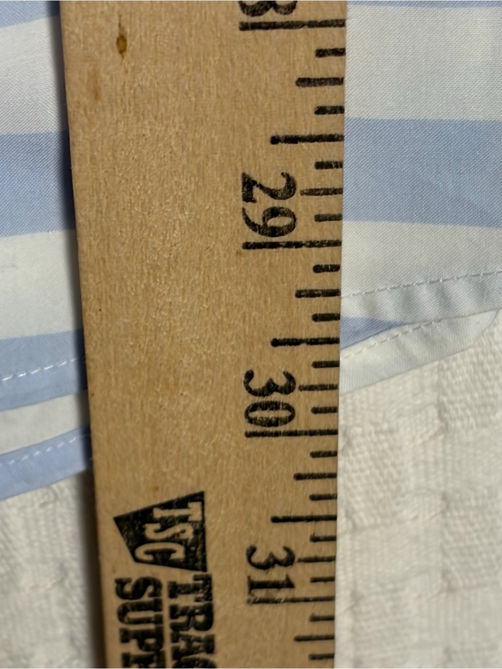 Thomas Pink London Blue White Striped Dress Shirt French Cuffs 15.5 Slim Fit - Picture 10 of 11